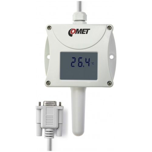 Temperature transmitter with rs232 output