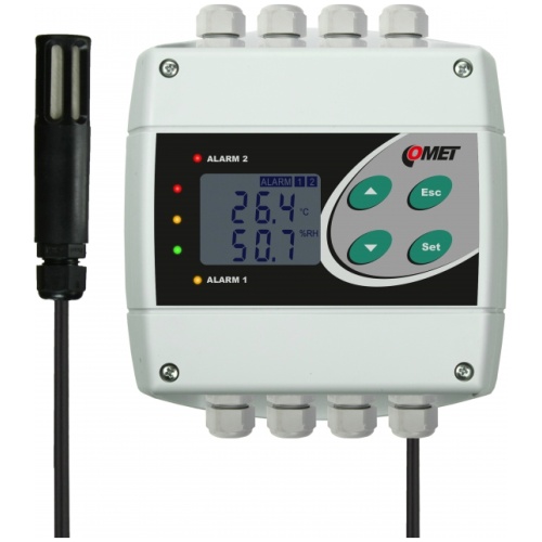 Temperature and humidity regulator with rs232 output