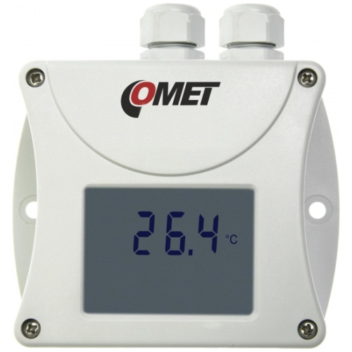 Temperature transmitter with rs232 interface