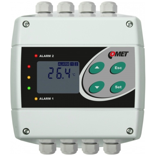 Temperature transmitter with rs232 output