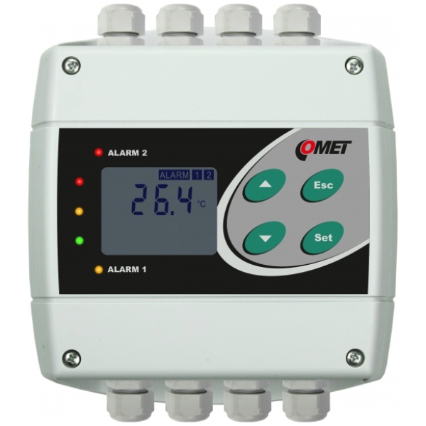 Temperature transmitter with rs232 output