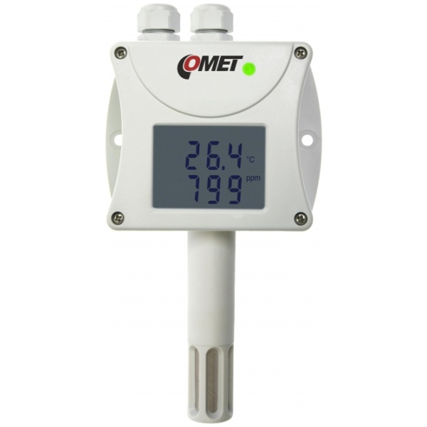 Temperature, humidity, co2 transmitter with rs485 interface