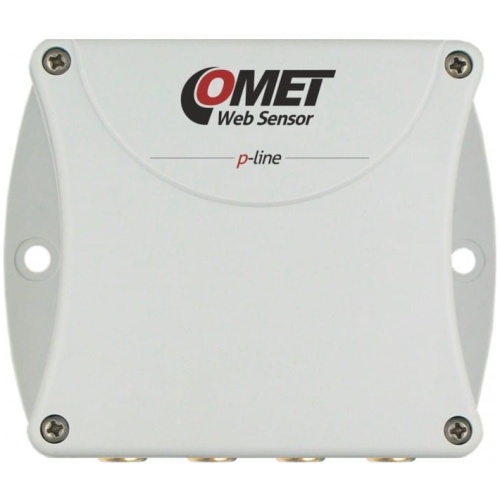 Web sensor four channels remote thermometer hygrometer