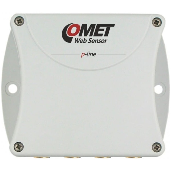Web sensor four channels remote thermometer hygrometer