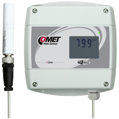 Websensor with poe remote co2 concentration with ethernet interface