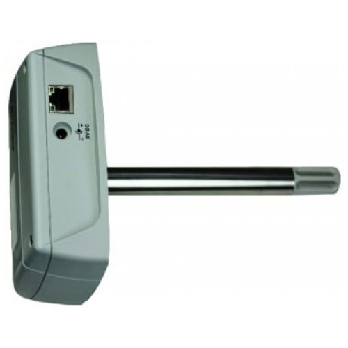 Web sensor with poe, duct mount remote thermometer hygrometer