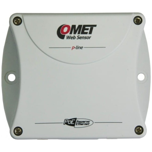 Web sensor with poe four channels remote thermometer hygrometer