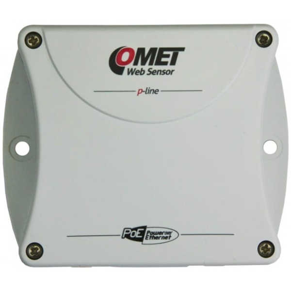Web sensor with poe four channels remote thermometer hygrometer