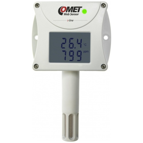 Websensor remote co2 concentration thermometer hygrometer with ethernet interface