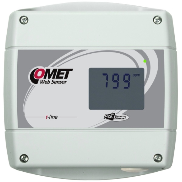 Websensor with poe remote co2 concentration with ethernet interface