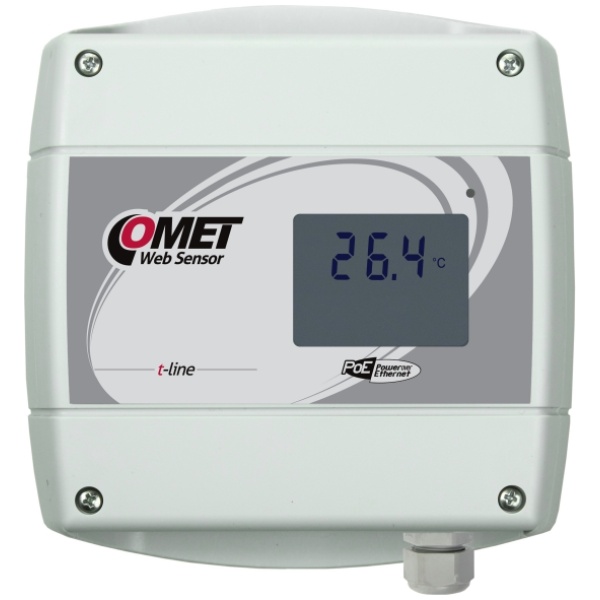 Websensor with poe remote thermometer with ethernet interface